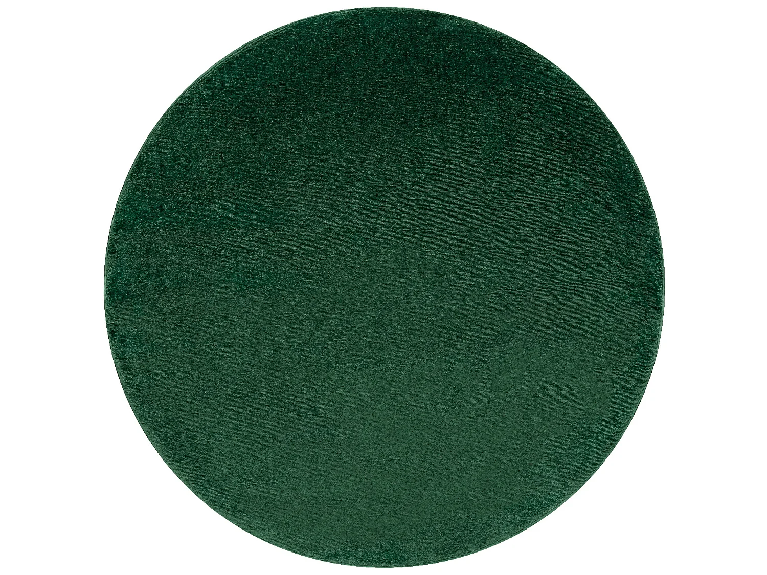 Teppich SOFTY Kreis glatt, einfarbig forest grün  cercle 120 cm