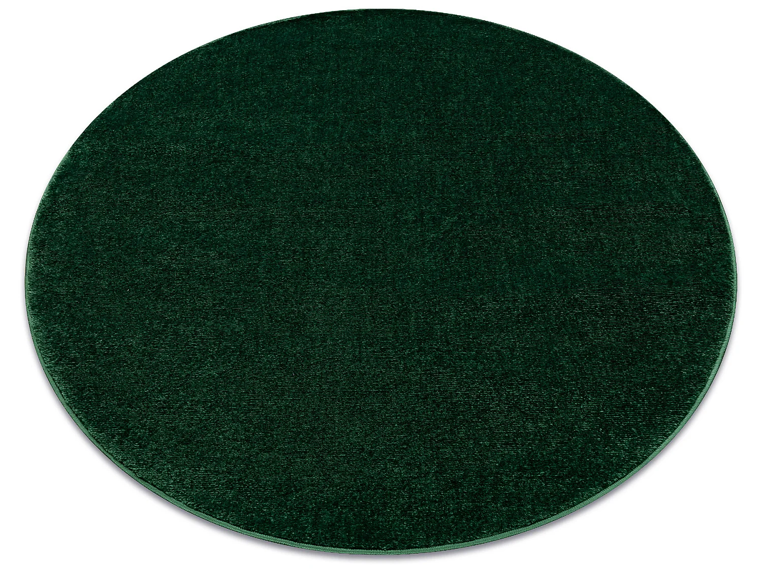 Dywan SOFTY koło Jednolity, jednokolorowy forest zielony cercle 120 cm