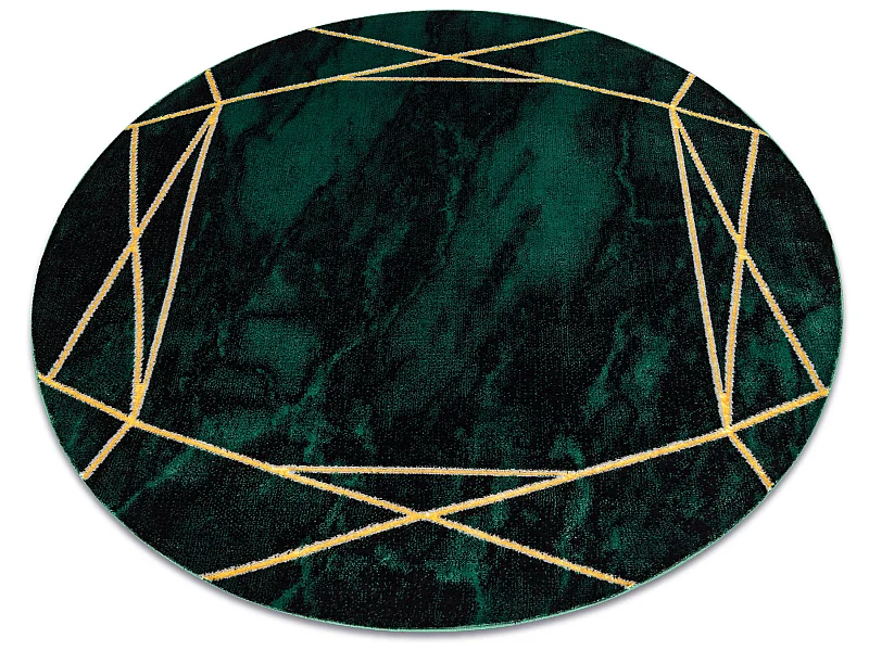Tapete EMERALD exclusivo 1022 circulo - glamour, à moda mármore, geo cercle 120 cm