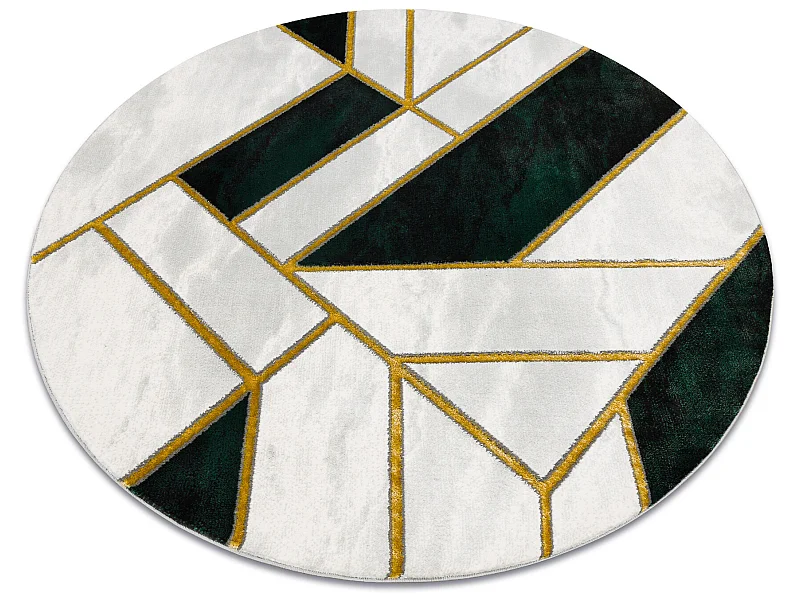 Tapete EMERALD exclusivo 1015 circulo - glamour, à moda mármore, geo cercle 160 cm