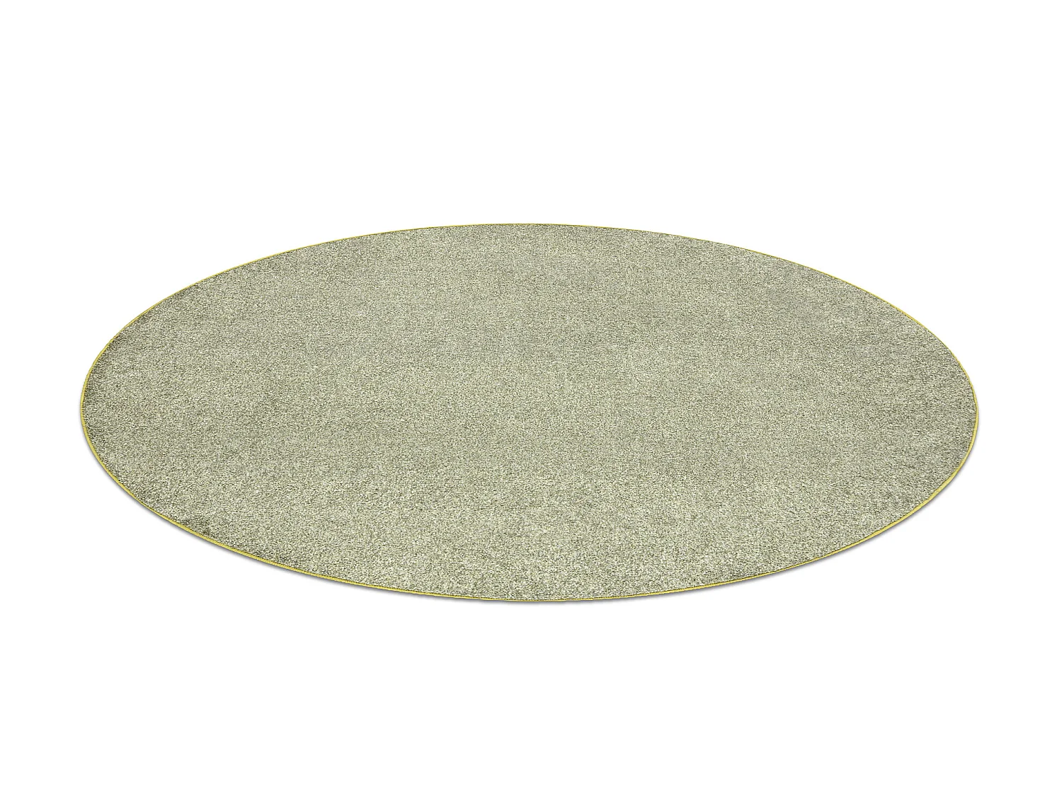 TAPIS cercle EXCELLENCE olive verte 240 plaine MÉLANGE cercle 100 cm