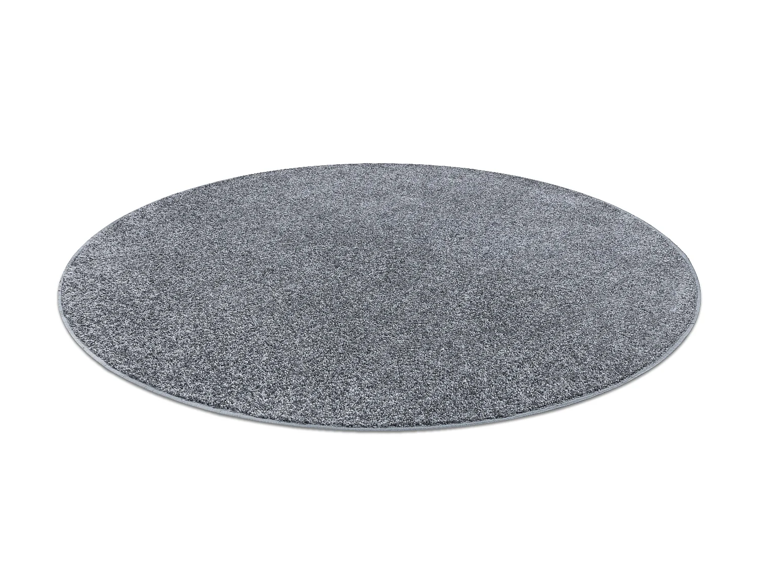 TAPIJT ROND SANTA FE grijskleuring 97 , glad , uniform, enkele kleur cercle 100 cm