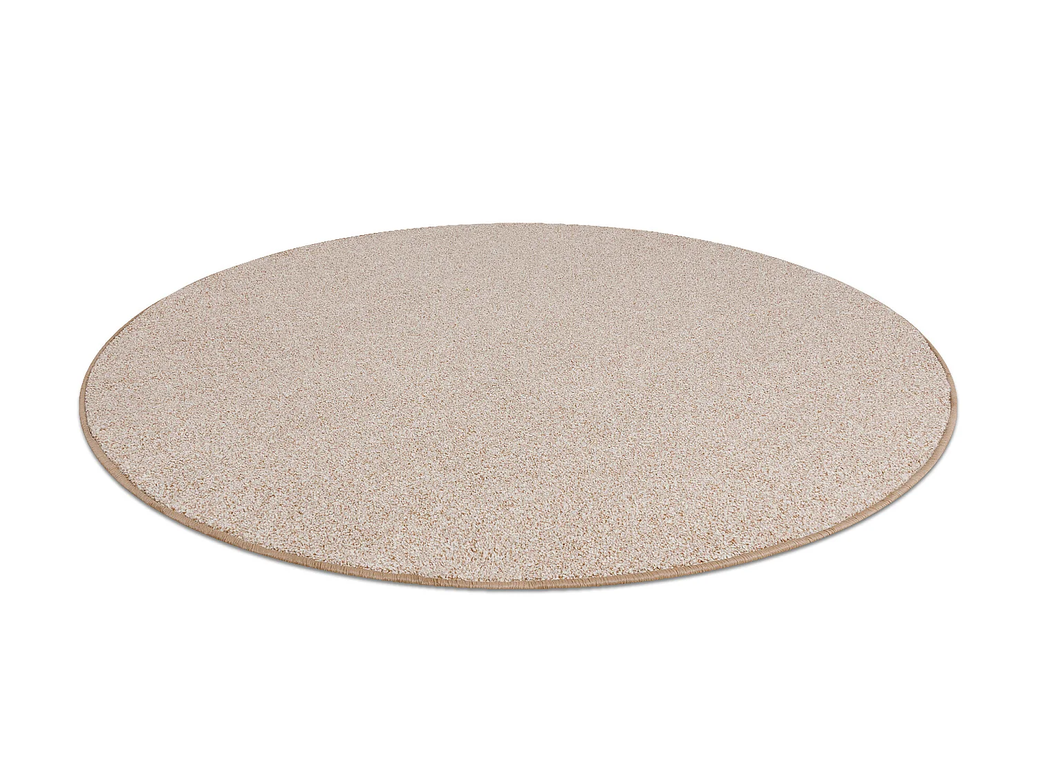 TAPIS cercle MOORLAND TWIST beige cercle 200 cm