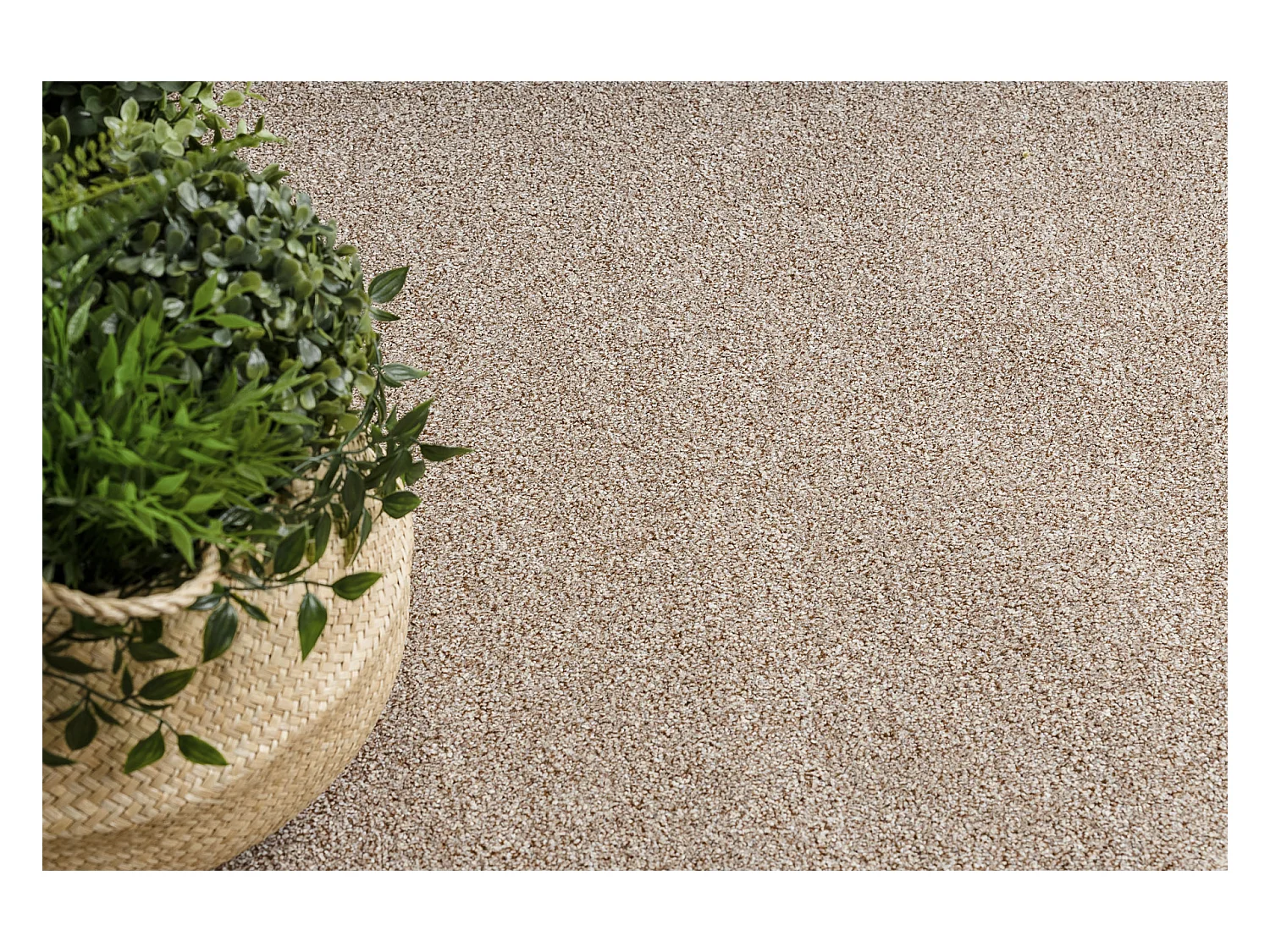 TAPIS cercle MOORLAND TWIST beige cercle 200 cm