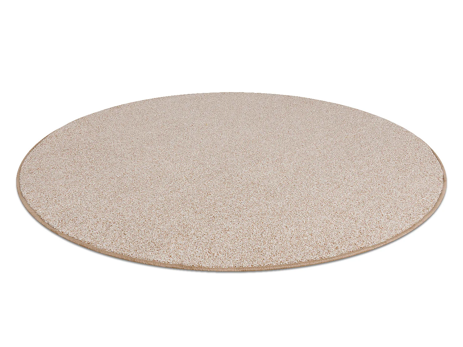 TAPIS cercle MOORLAND TWIST beige cercle 200 cm