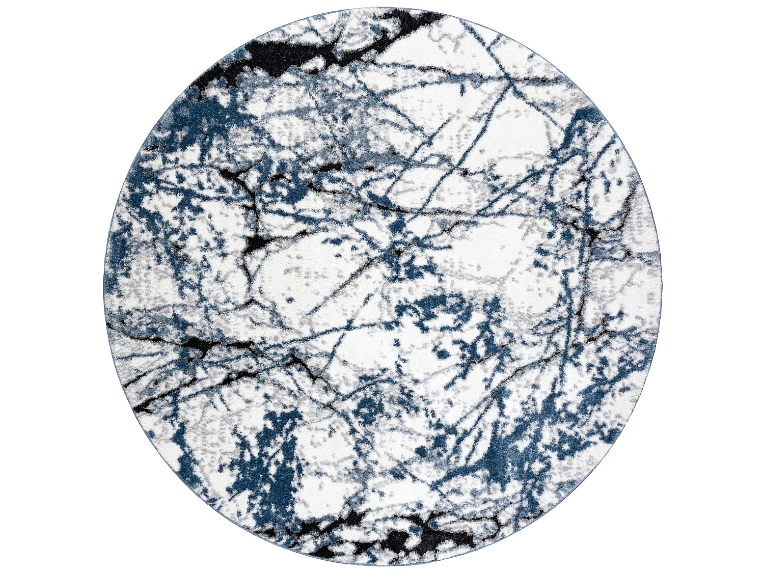 Tapis moderne COZY 8871 Cercle, Marble, Marbre - Structural deux nivea cercle 160 cm