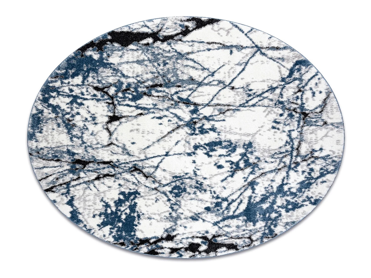 Tapijt modern COZY 8871 Rond , Marble, marmeren , - Structureel, twee  cercle 160 cm