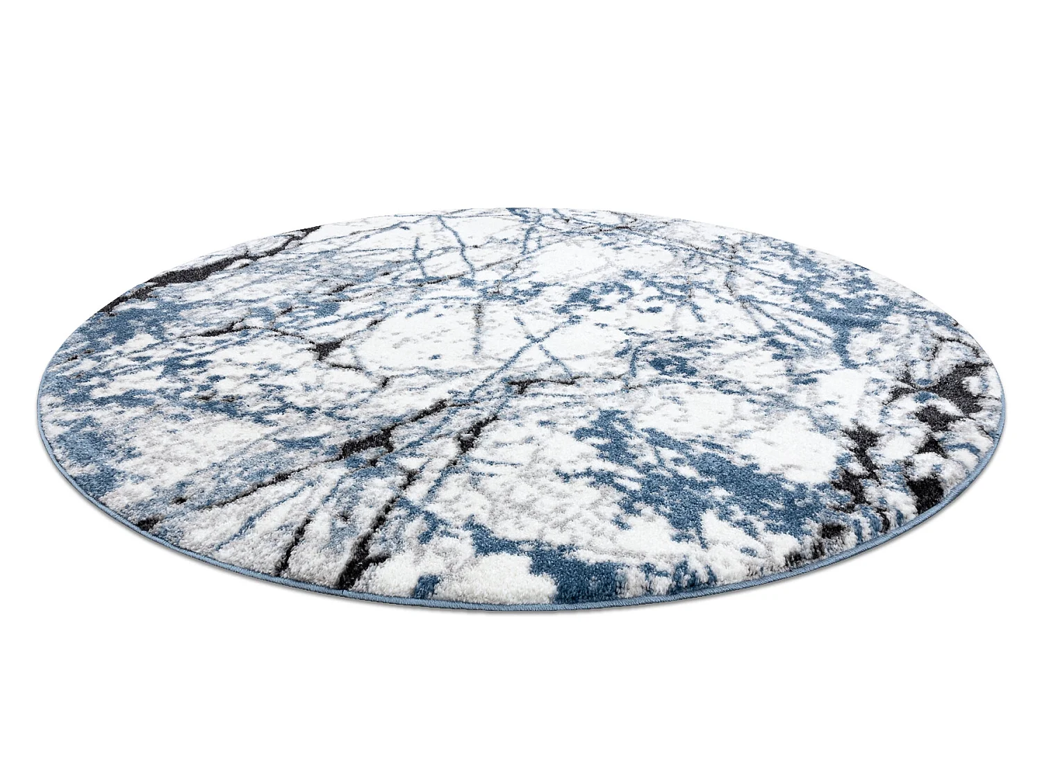 Tapijt modern COZY 8871 Rond , Marble, marmeren , - Structureel, twee  cercle 160 cm
