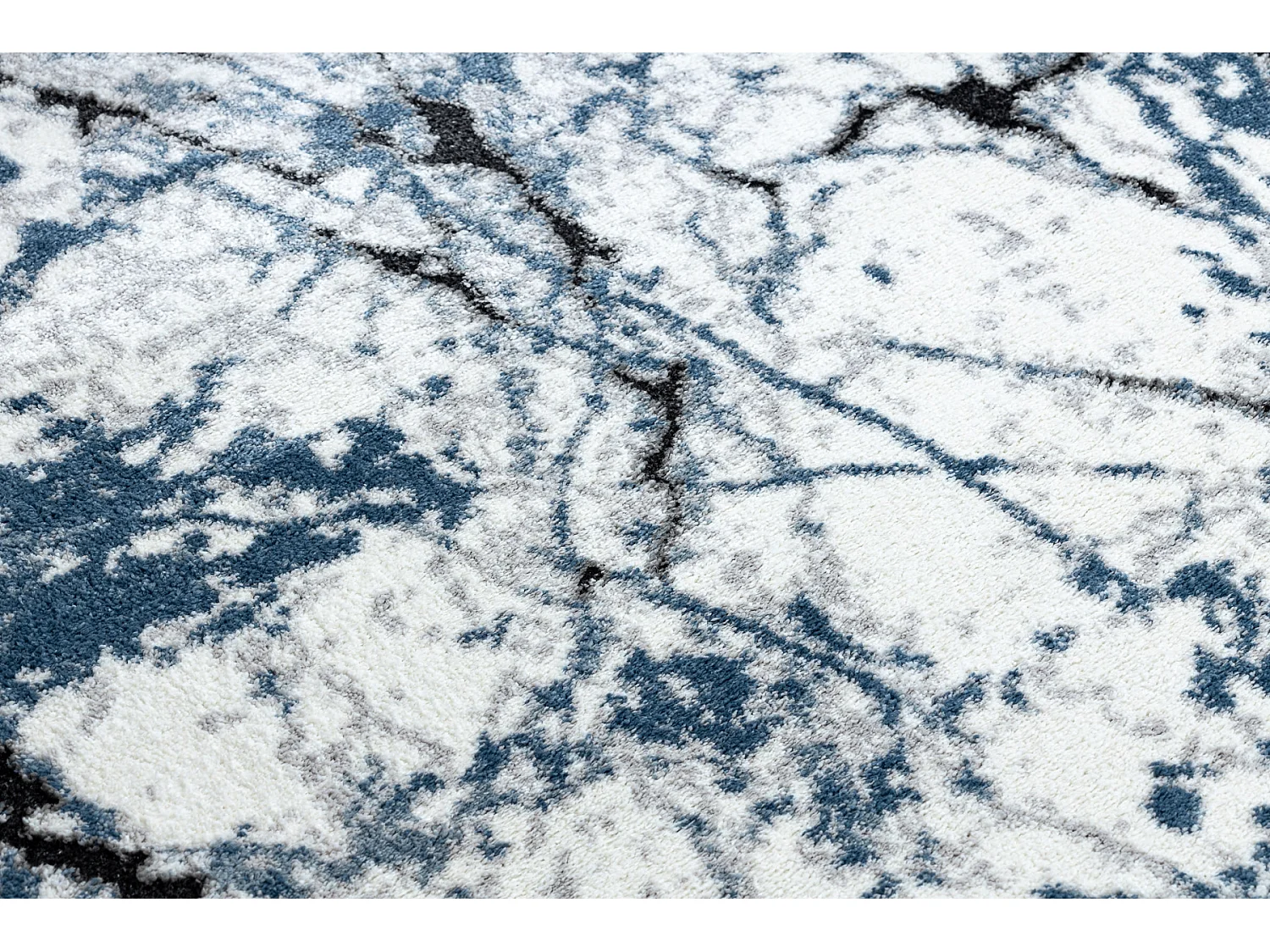 Tapijt modern COZY 8871 Rond , Marble, marmeren , - Structureel, twee  cercle 160 cm