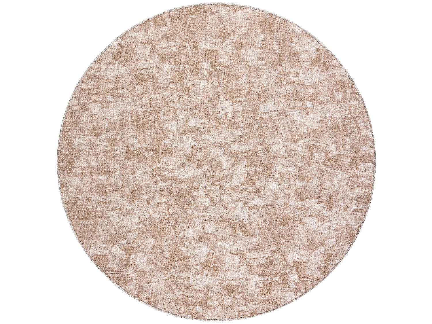 TAPIS cercle SOLID beige 30 BÉTON  cercle 150 cm