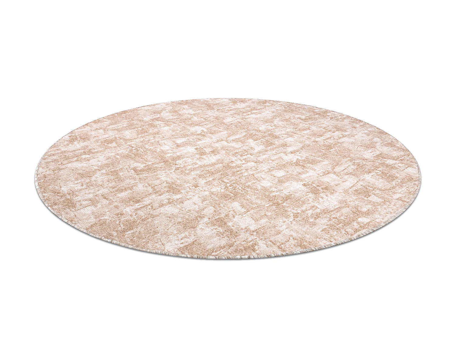 TAPIS cercle SOLID beige 30 BÉTON  cercle 150 cm