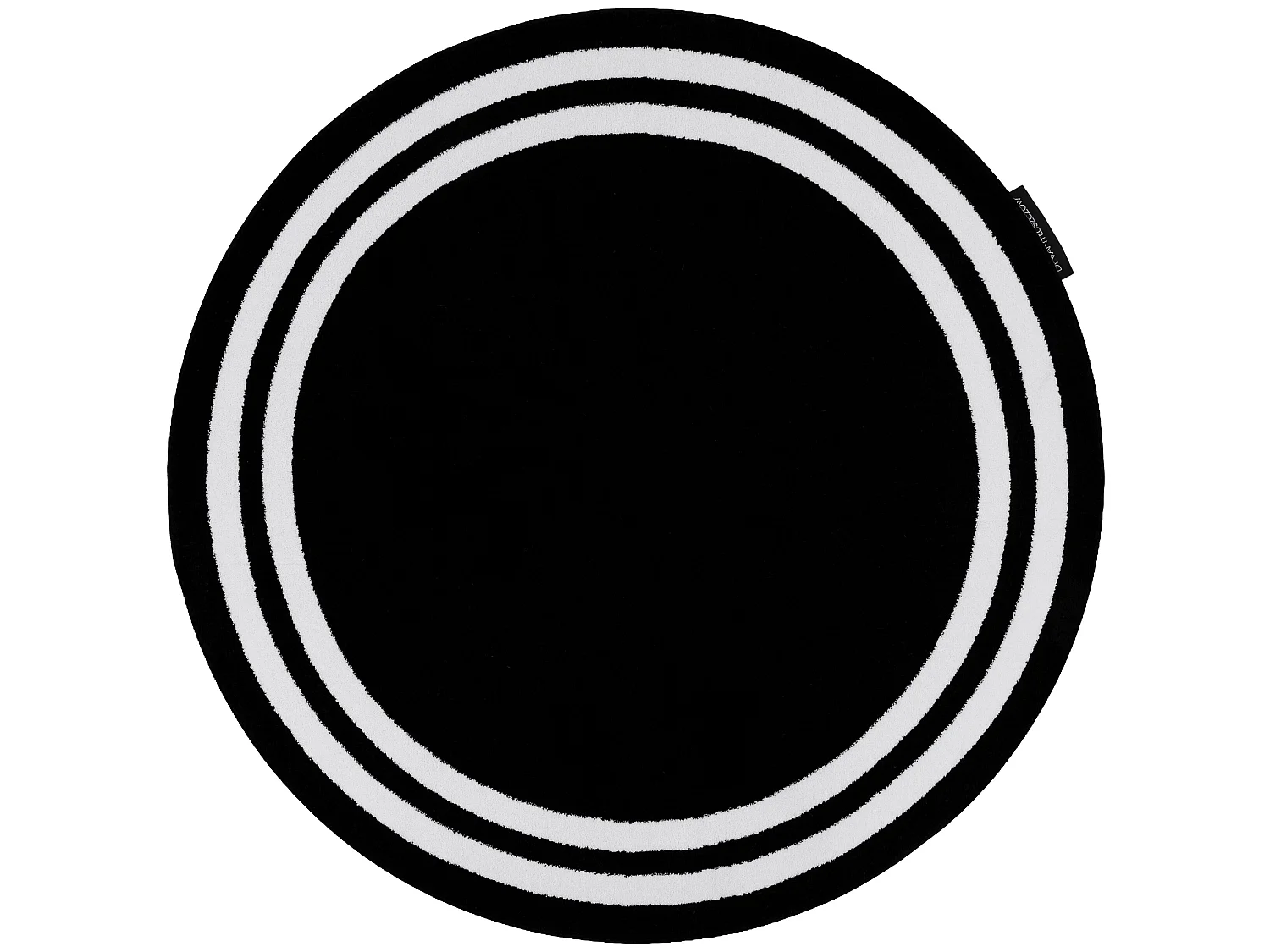 Tapijt HAMPTON Kader ROND zwart cercle 160 cm