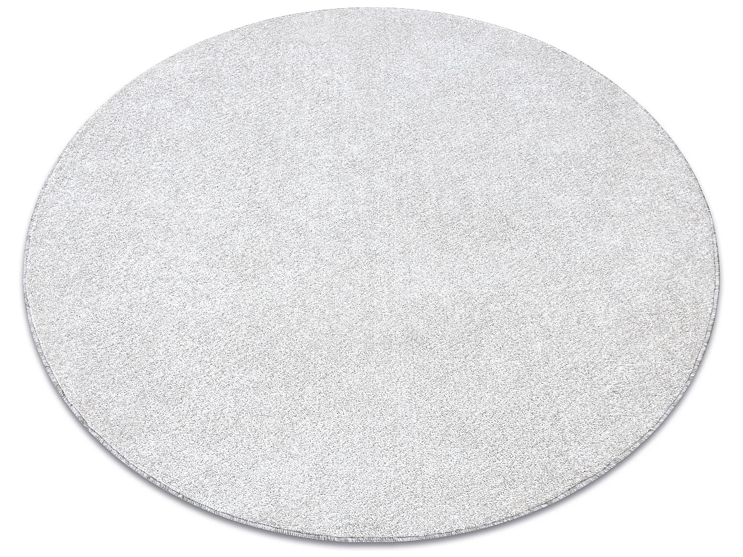 TAPIJT ROND SANTA FE crème 03 , glad , uniform, enkele kleur cercle 133 cm