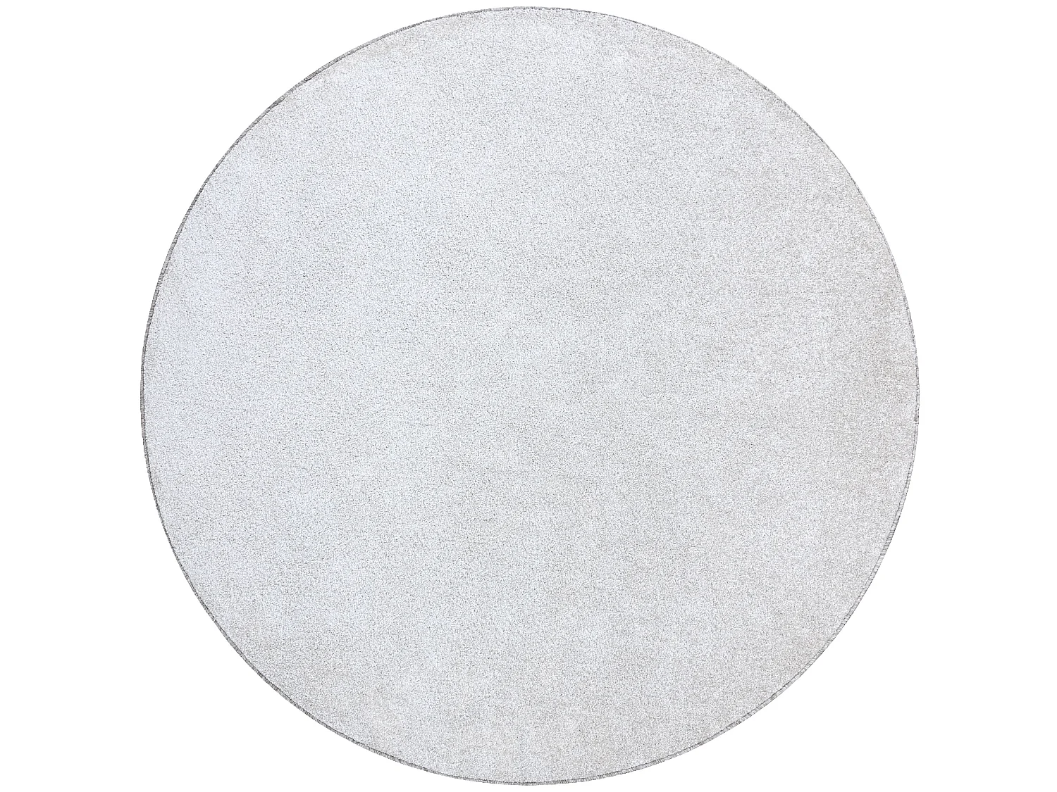 TAPIJT ROND SANTA FE crème 03 , glad , uniform, enkele kleur cercle 133 cm