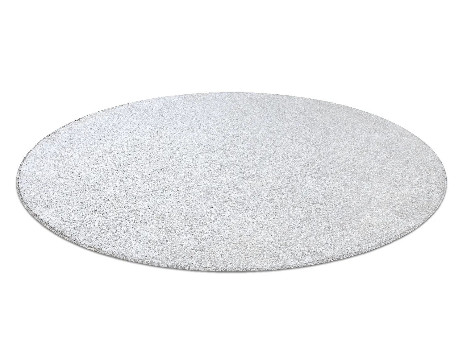TAPIJT ROND SANTA FE crème 03 , glad , uniform, enkele kleur cercle 133 cm