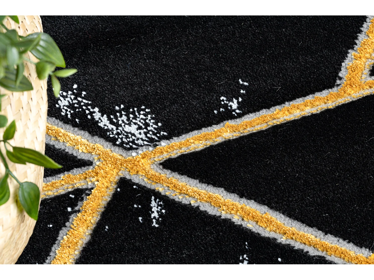 Tapijt EMERALD exclusief 2000 cirkel - glamour, stijlvol marmer, geome cercle 200 cm