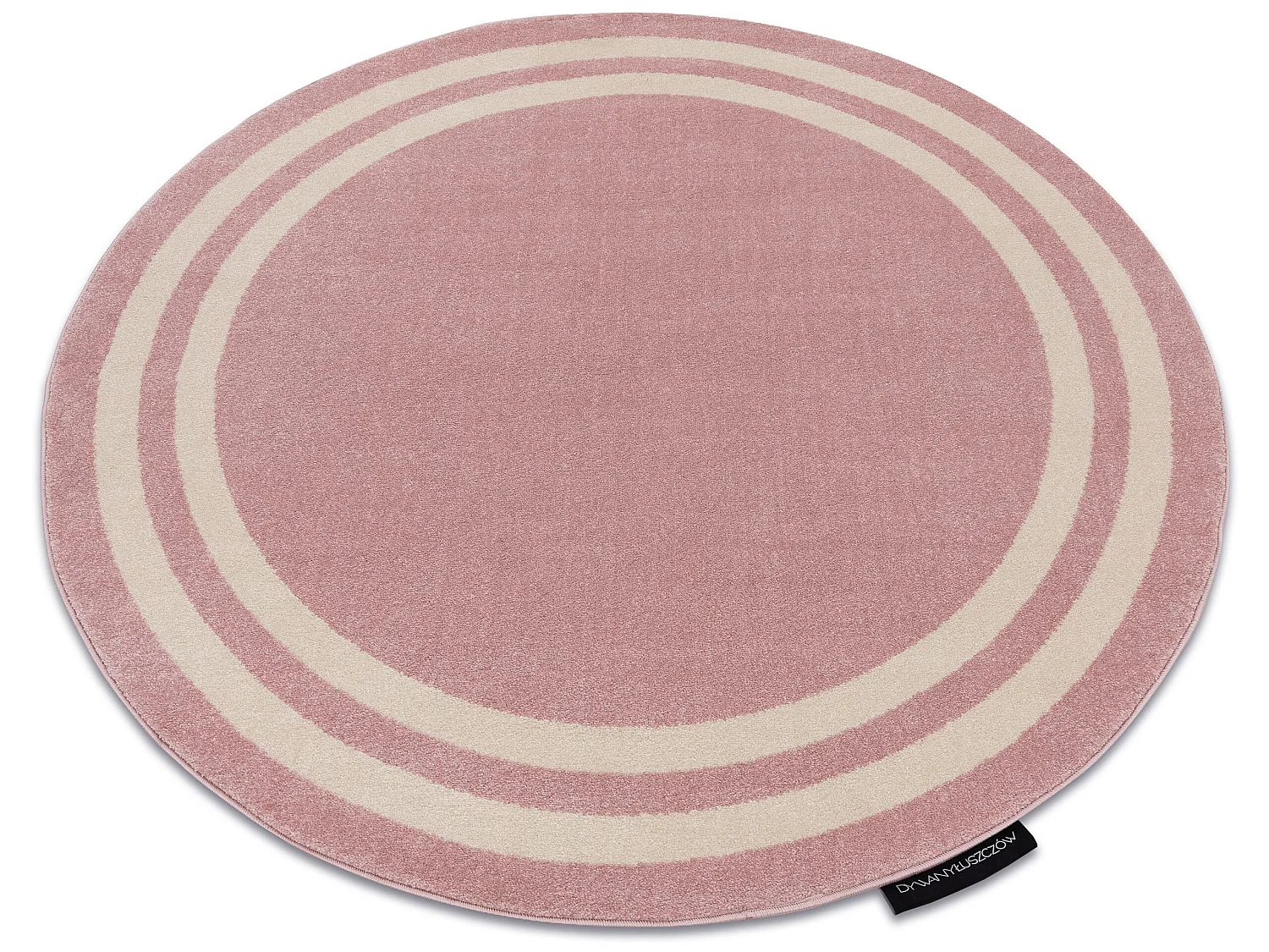 Tapijt HAMPTON Kader ROND rozekleuring cercle 140 cm