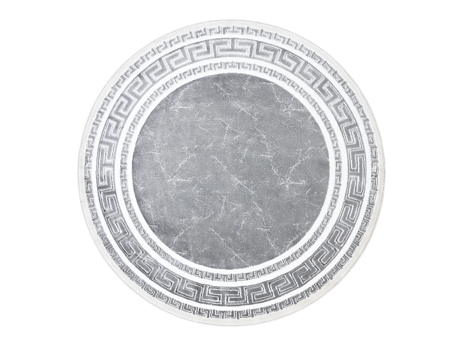 Tapijt GLOSS wiel modern 2813 27 stijlvol, frame, Grieks grijs cercle 200 cm