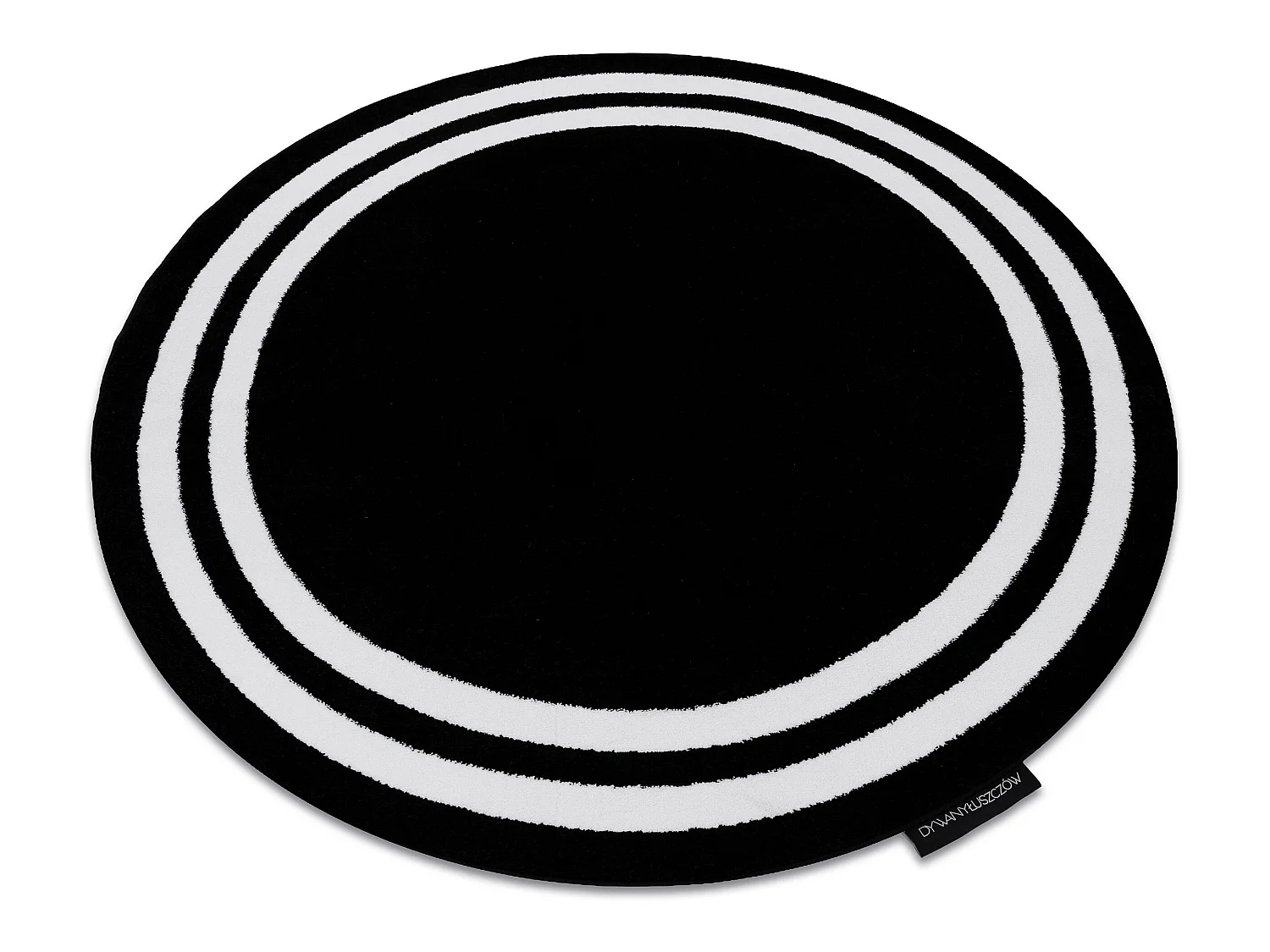 Tapijt HAMPTON Kader ROND zwart cercle 200 cm