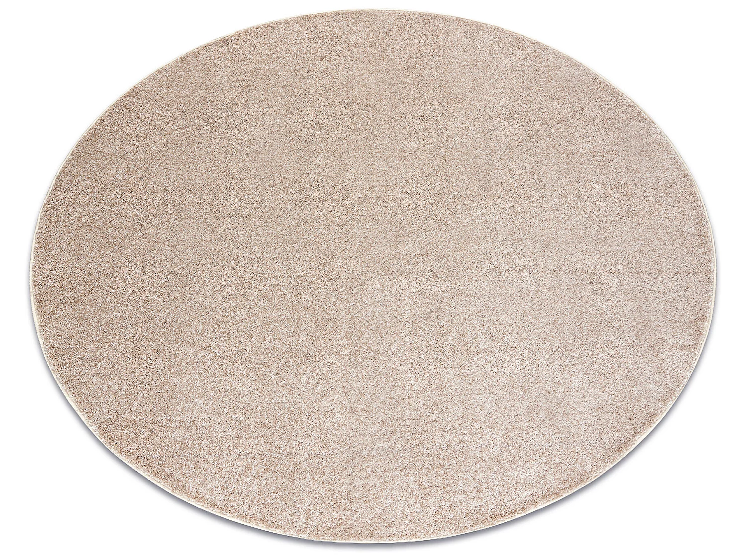 TAPIS cercle INDUS beige 34 plaine MÉLANGE cercle 150 cm