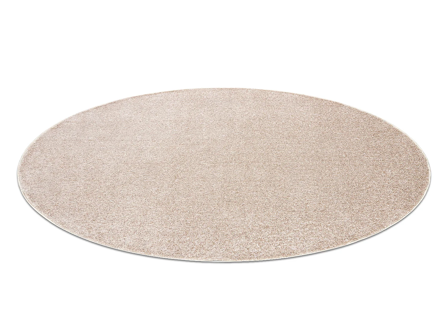 TAPIS cercle INDUS beige 34 plaine MÉLANGE cercle 150 cm