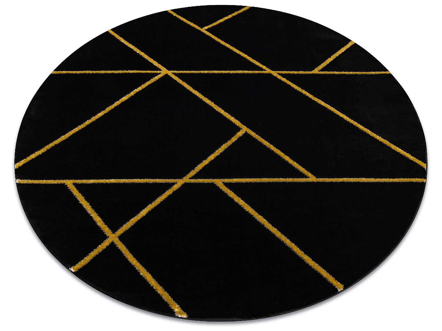 Tapijt EMERALD exclusief 1012 cirkel - glamour, stijlvol marmer, geome cercle 200 cm