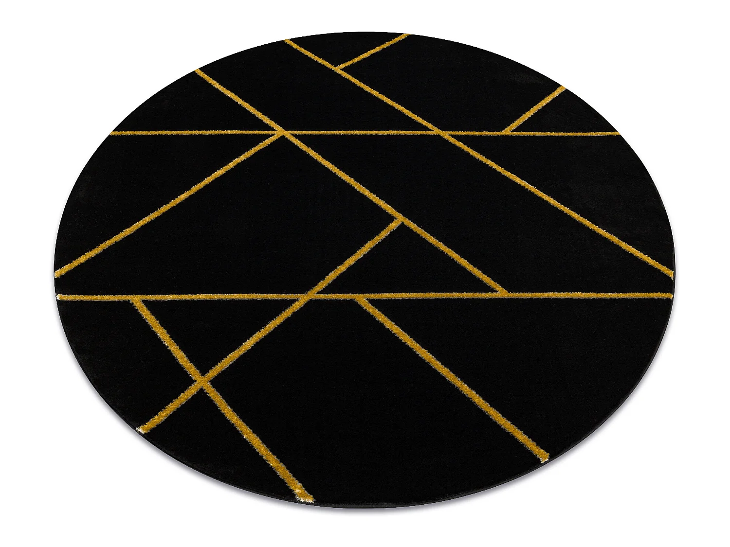 Tapijt EMERALD exclusief 1012 cirkel - glamour, stijlvol marmer, geome cercle 200 cm