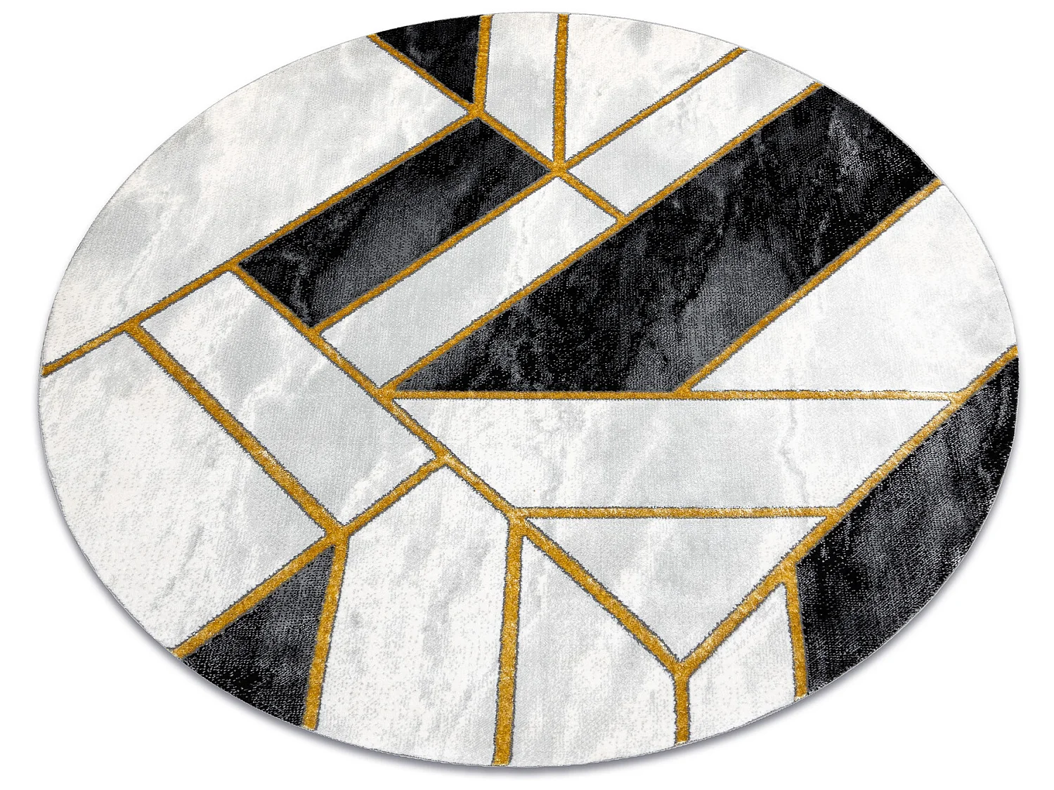 Tapijt EMERALD exclusief 1015 cirkel - glamour, stijlvol marmer, geome cercle 200 cm