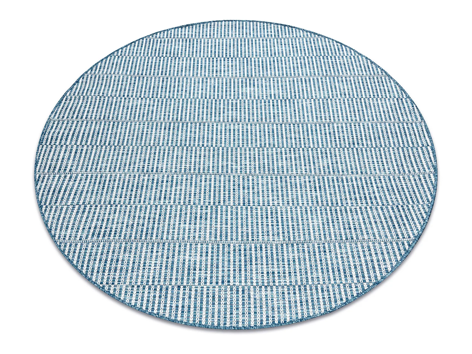 Sisal tapijt SISAL LOFT 21198 ROND BOHO ivoor/zilver/blauw cercle 160 cm
