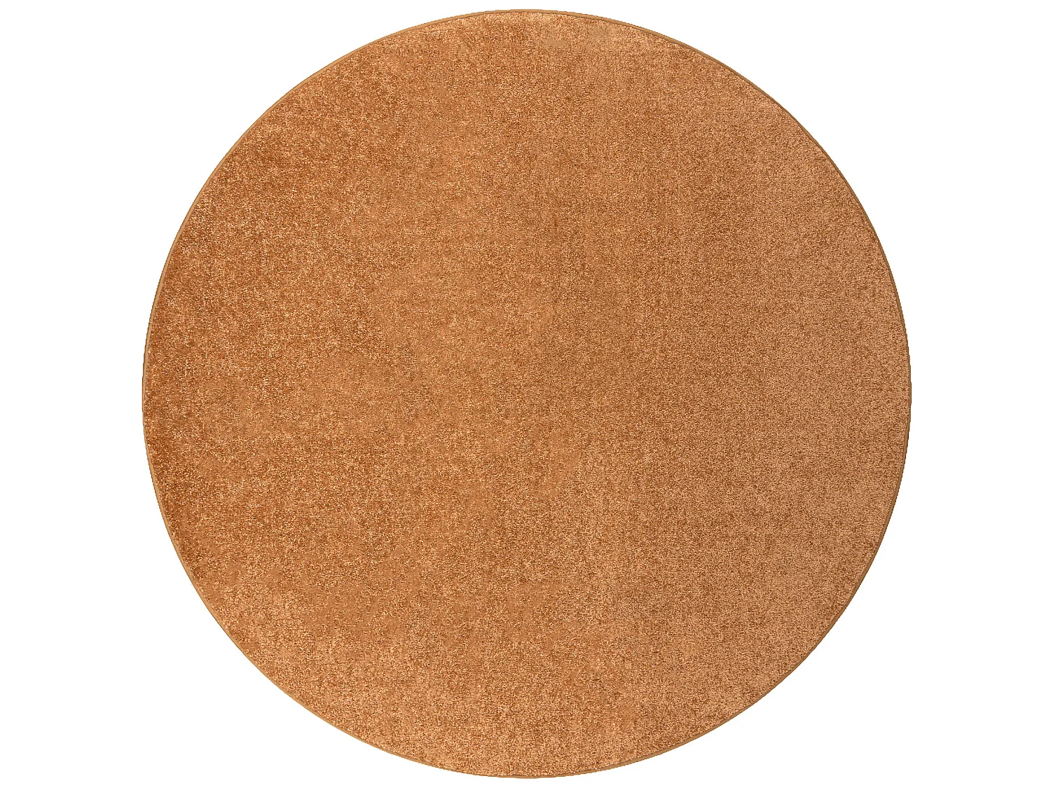 TAPIS cercle SANTA FE or 80 plaine couleur unie cercle 200 cm