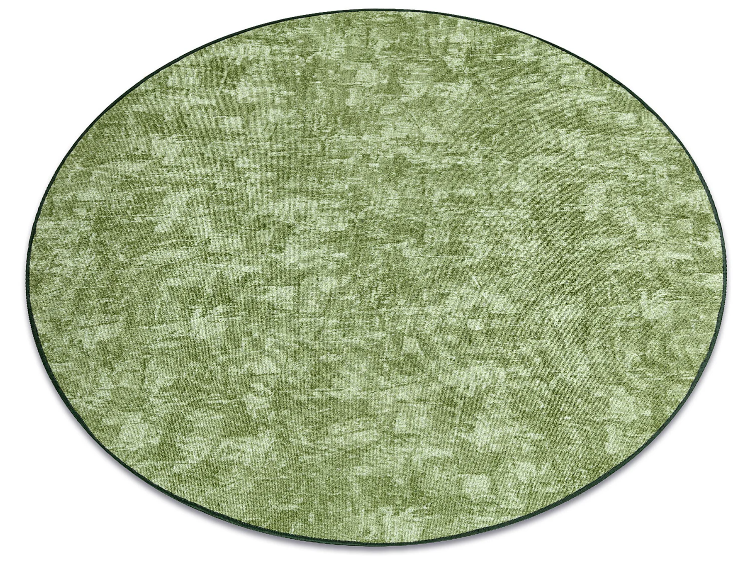 TAPIS cercle SOLID vert 20 BÉTON  cercle 200 cm
