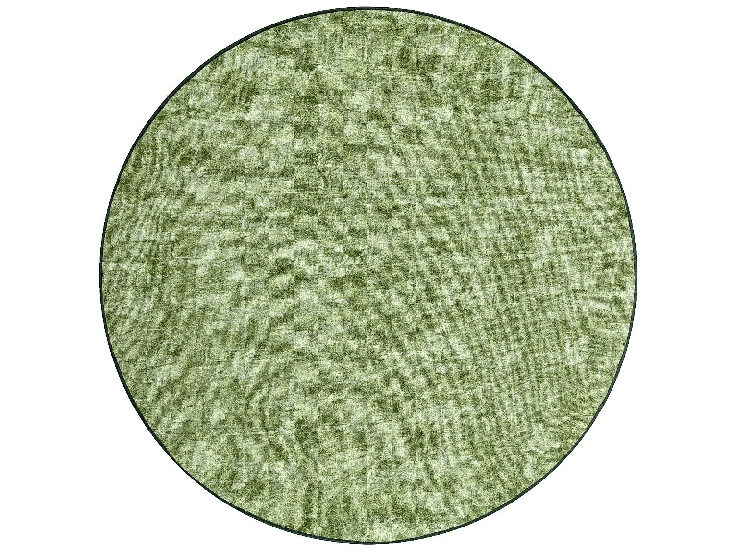 TAPIS cercle SOLID vert 20 BÉTON  cercle 200 cm