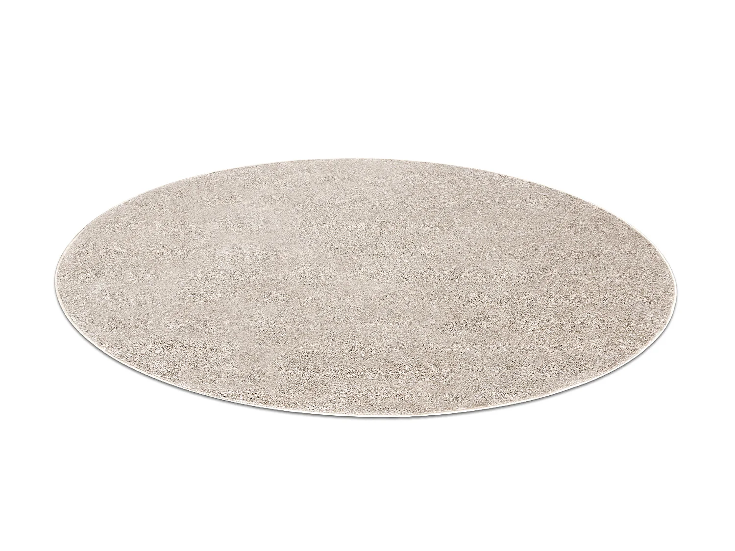 TAPIS cercle SANTA FE beige 33 plaine couleur unie cercle 170 cm