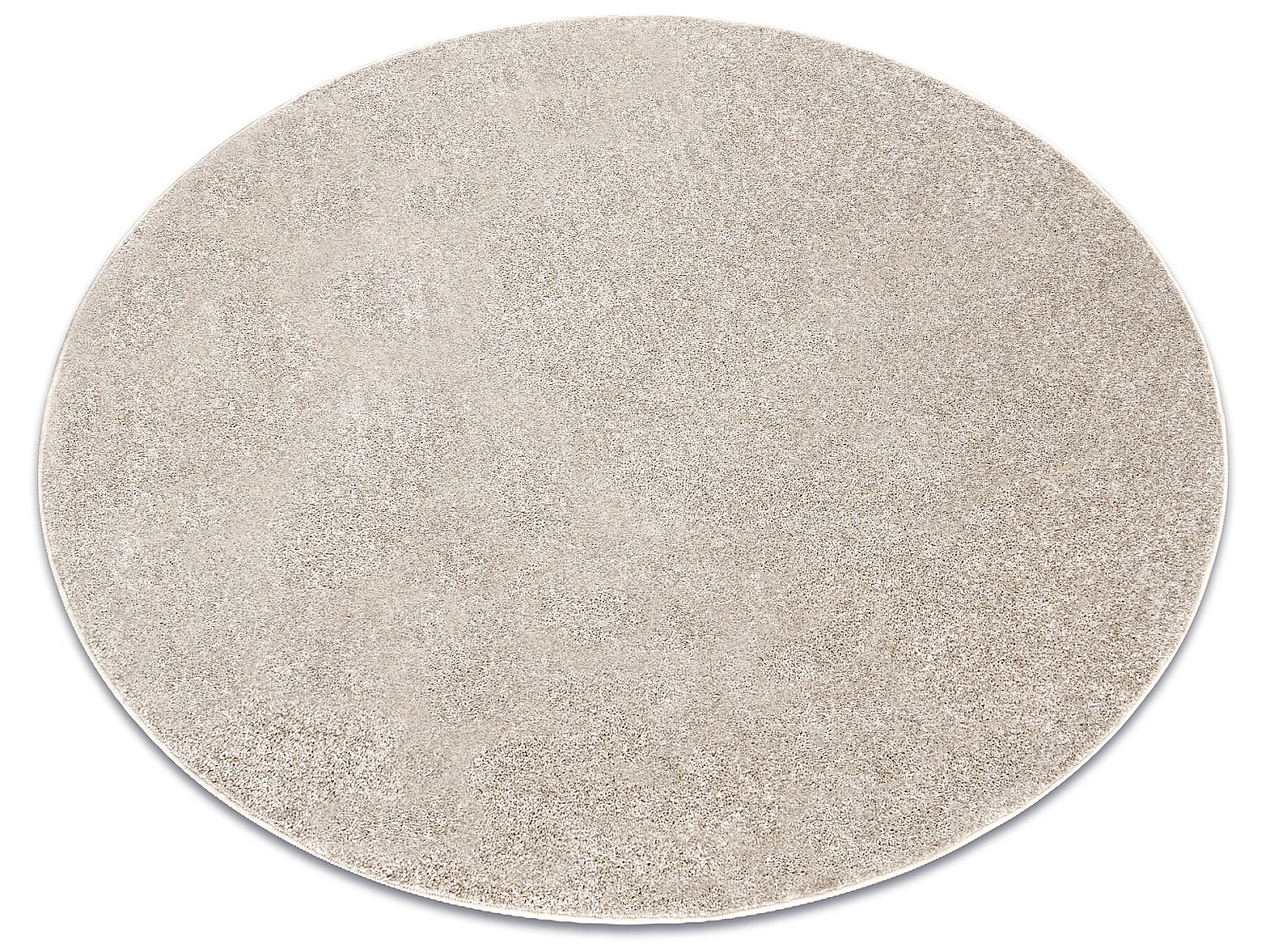 TAPIS cercle SANTA FE beige 33 plaine couleur unie cercle 170 cm