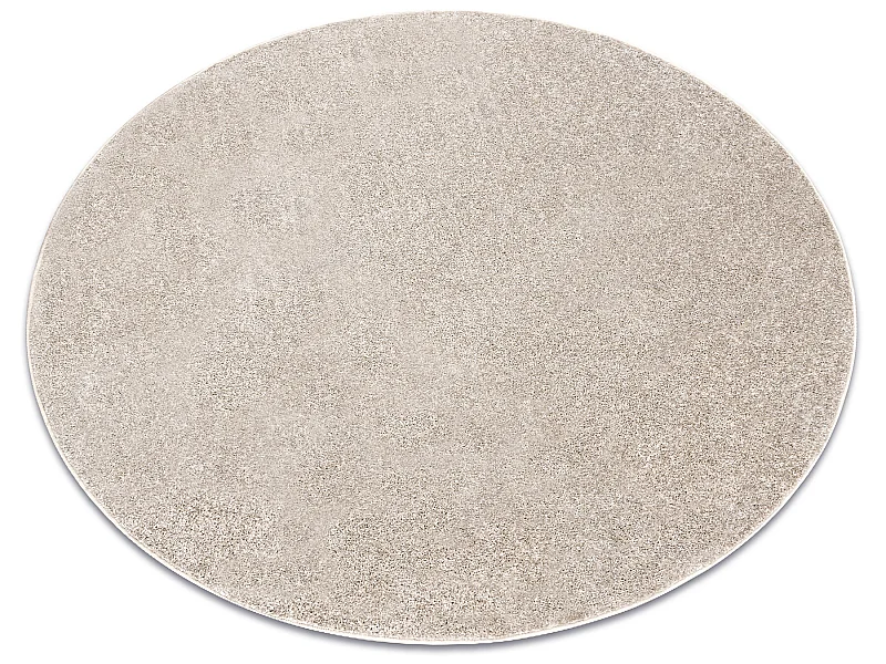 TAPIS cercle SANTA FE beige 33 plaine couleur unie cercle 170 cm
