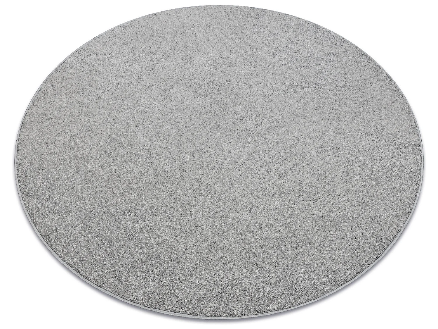 TAPIJT ROND CASHMERE grijskleuring 108, glad cercle 150 cm