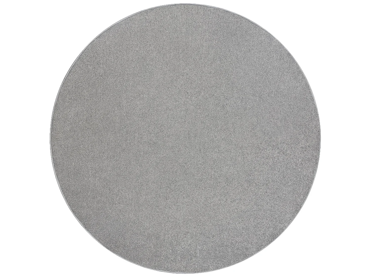 TAPIJT ROND CASHMERE grijskleuring 108, glad cercle 150 cm