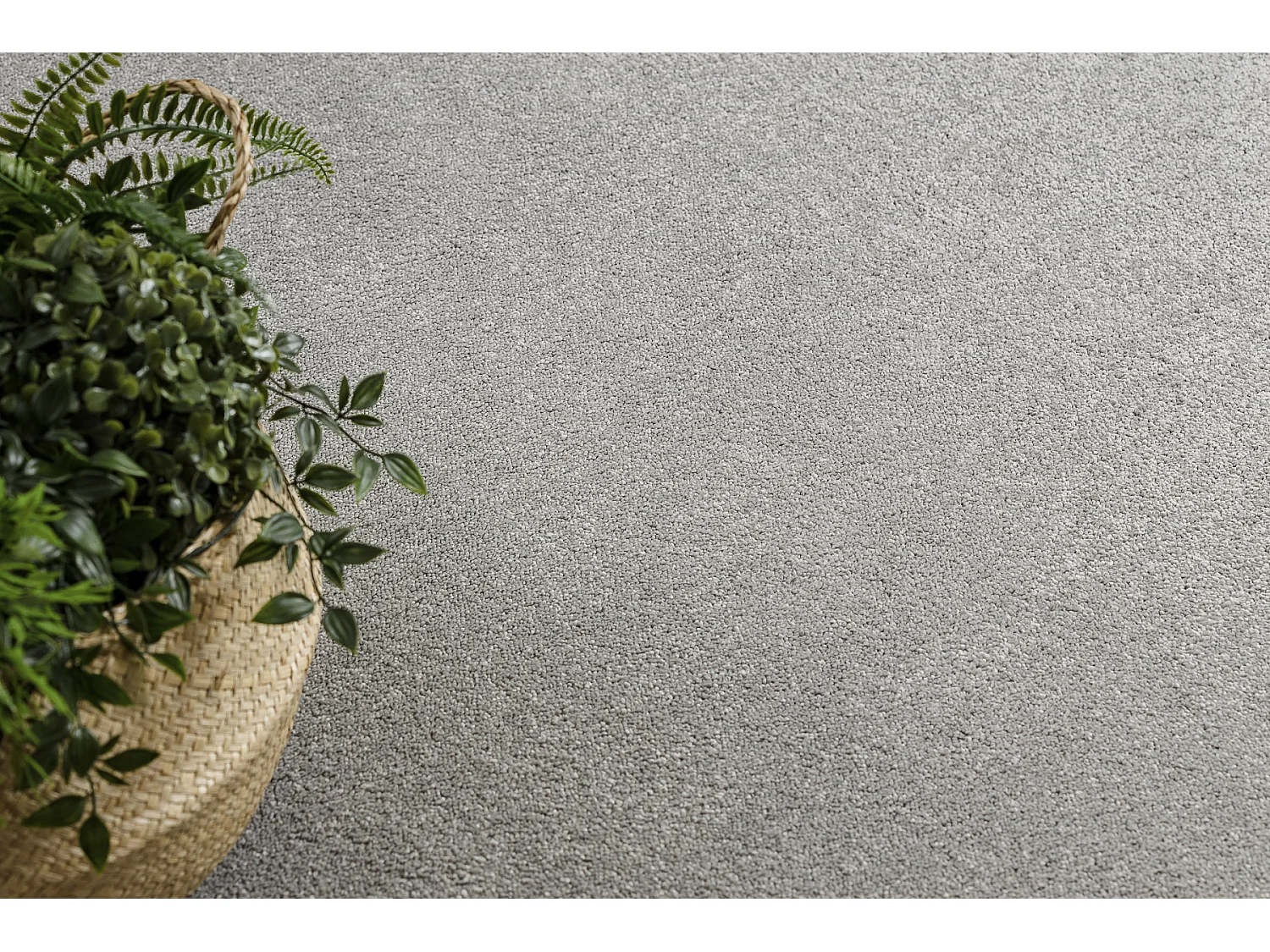 TAPIJT ROND CASHMERE grijskleuring 108, glad cercle 150 cm