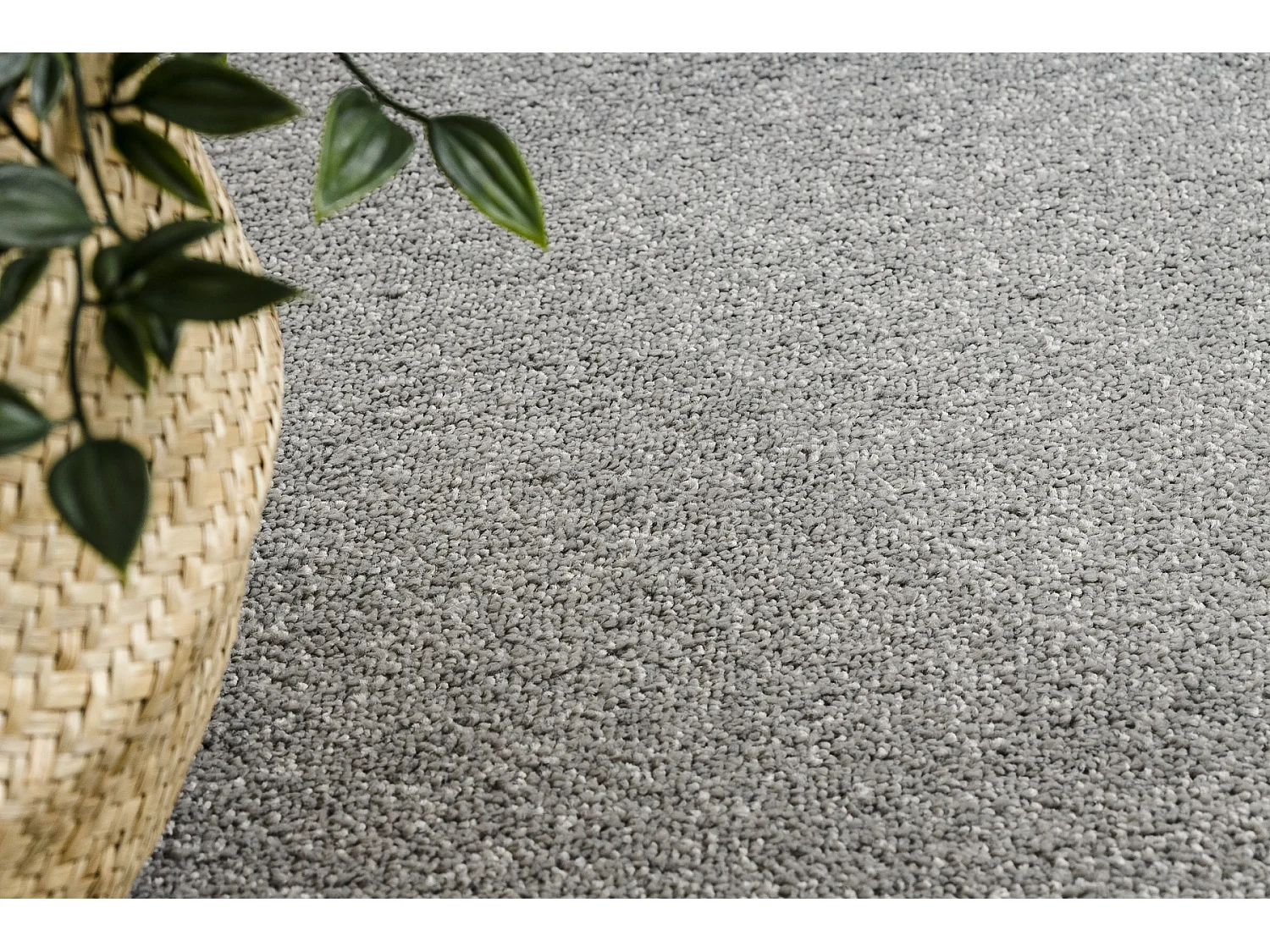 TAPIJT ROND CASHMERE grijskleuring 108, glad cercle 150 cm