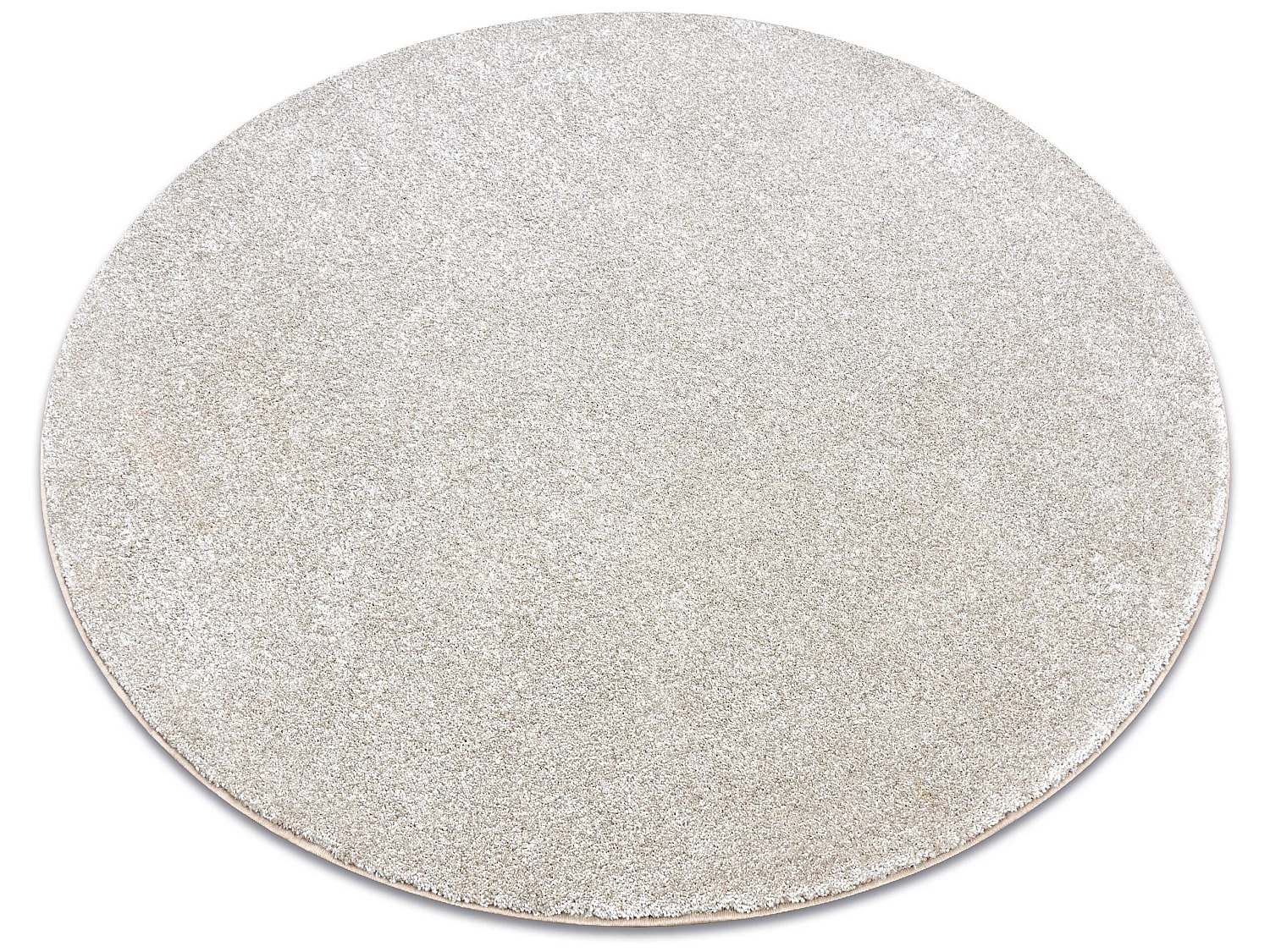 TAPIS cercle SAN MIGUEL crème 031 plaine couleur unie cercle 150 cm