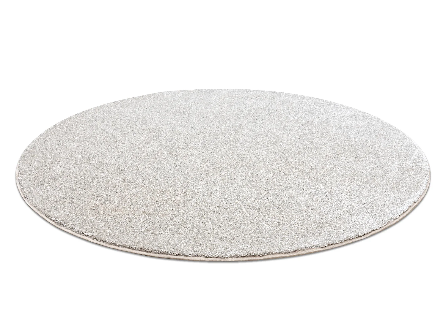 TAPIS cercle SAN MIGUEL crème 031 plaine couleur unie cercle 150 cm