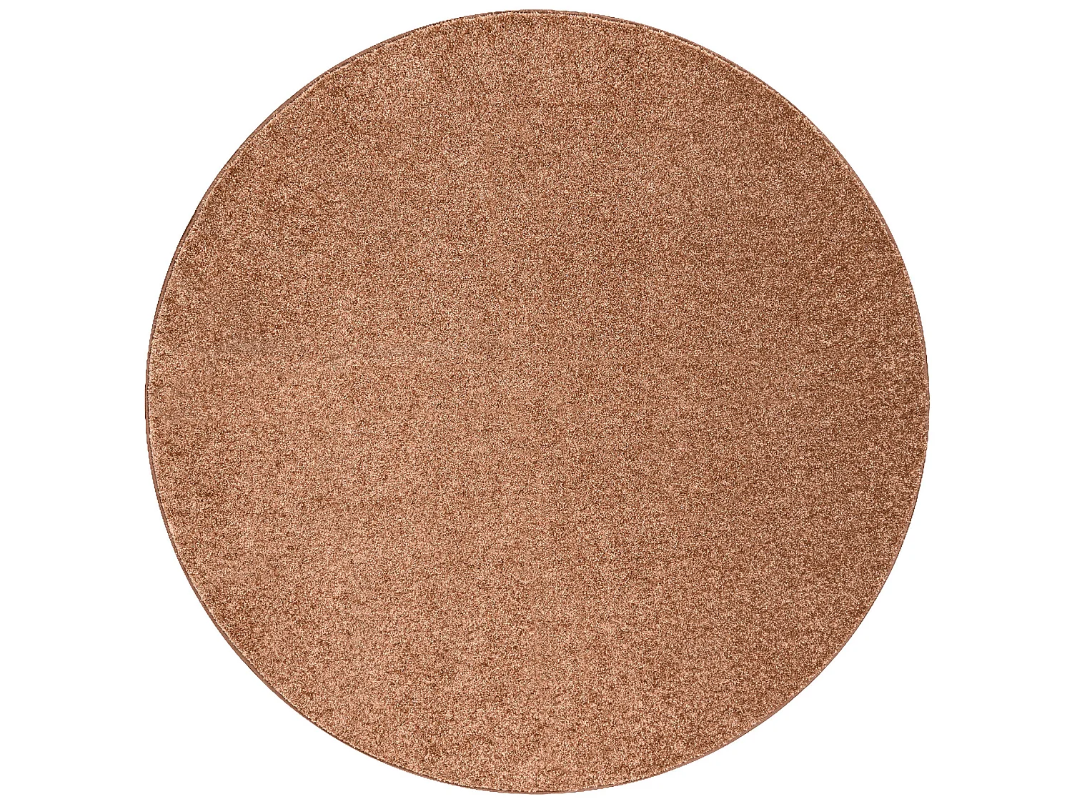 TAPIJT ROND INDUS koper 82 glad, melange cercle 100 cm