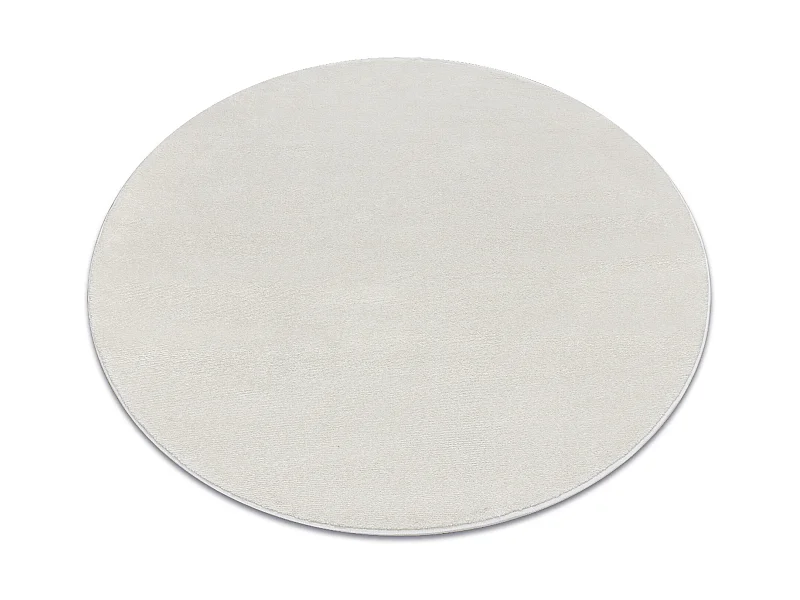 Teppich SOFTY Kreis glatt, einfarbig creme cercle 200 cm