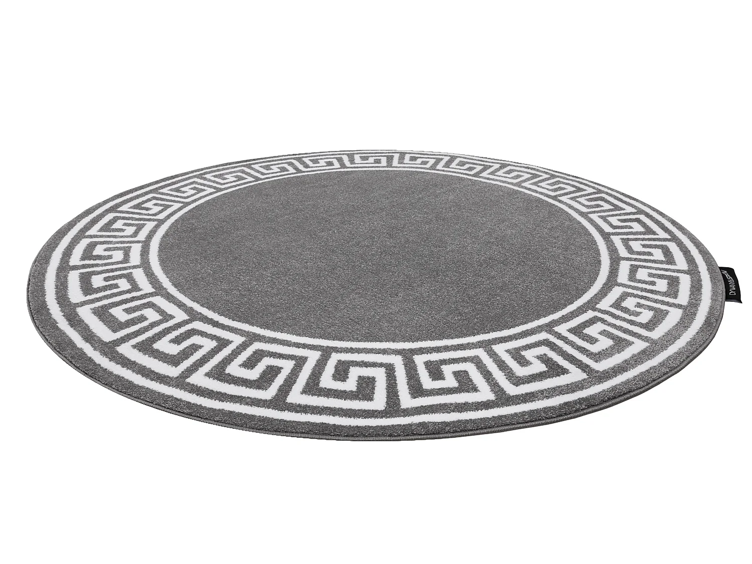 Tapijt HAMPTON Grecos ROND grijskleuring cercle 140 cm