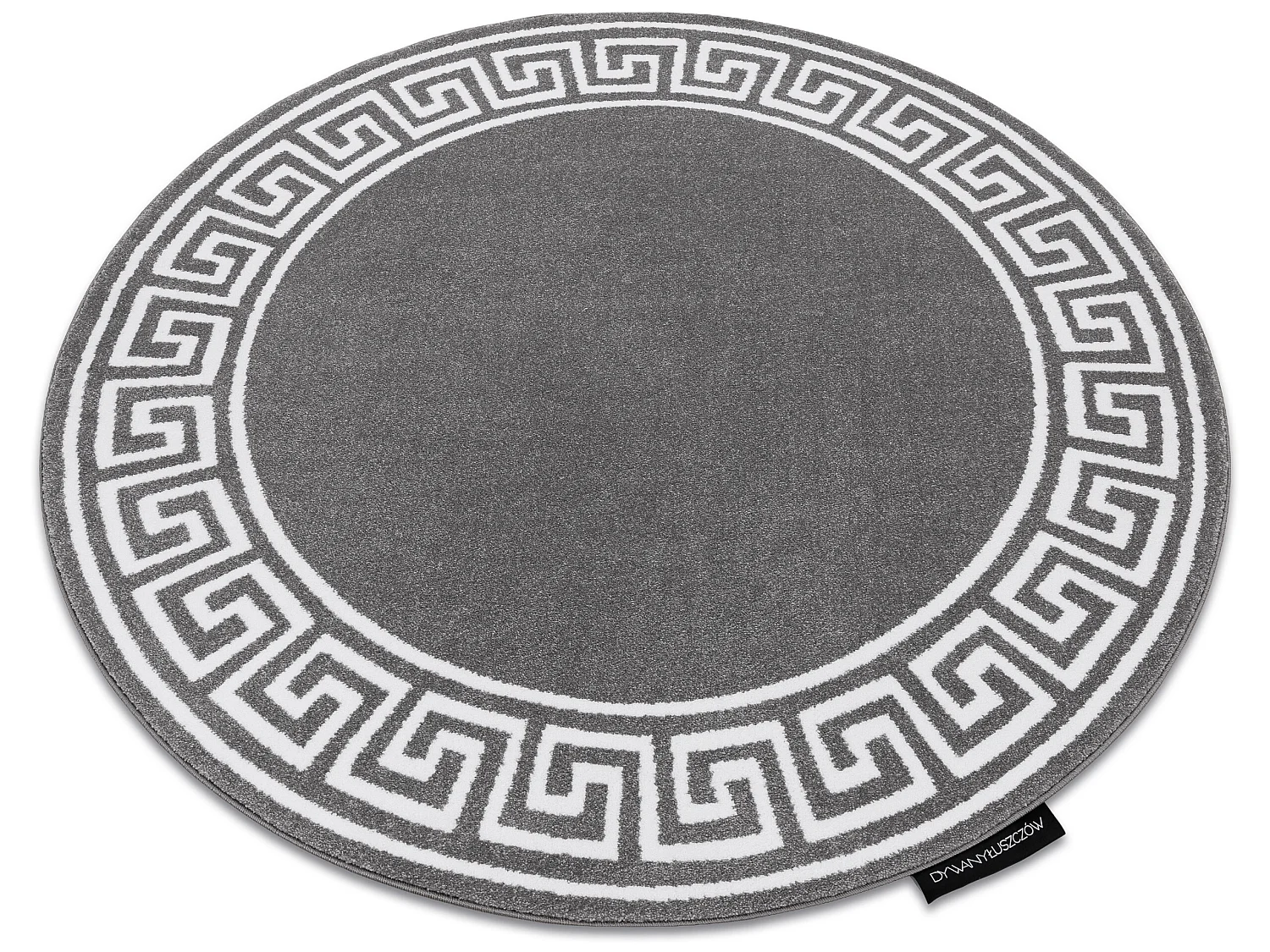 Teppich HAMPTON Grecos Kreis grau cercle 140 cm