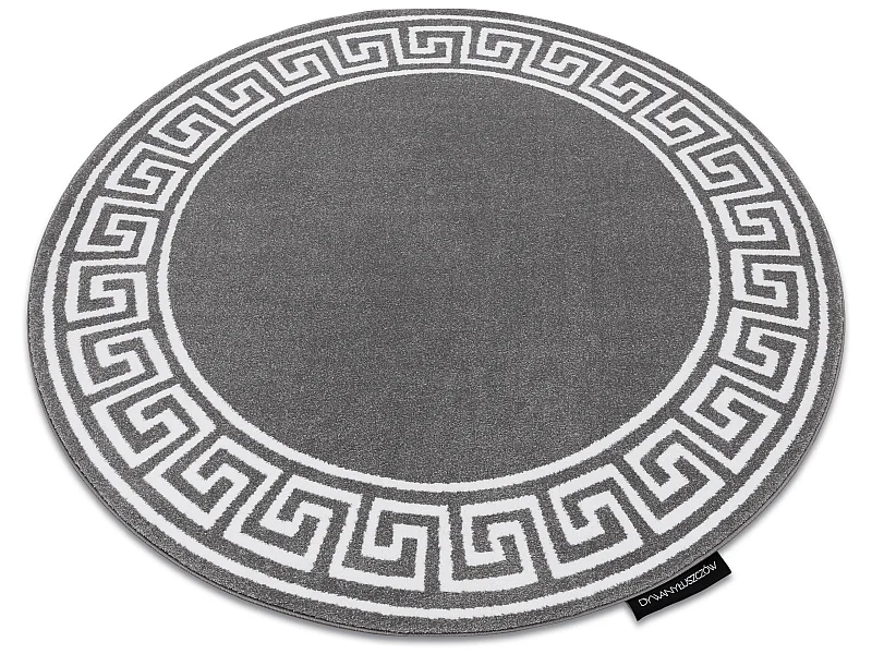 Dywan HAMPTON Grecos koło szary cercle 140 cm