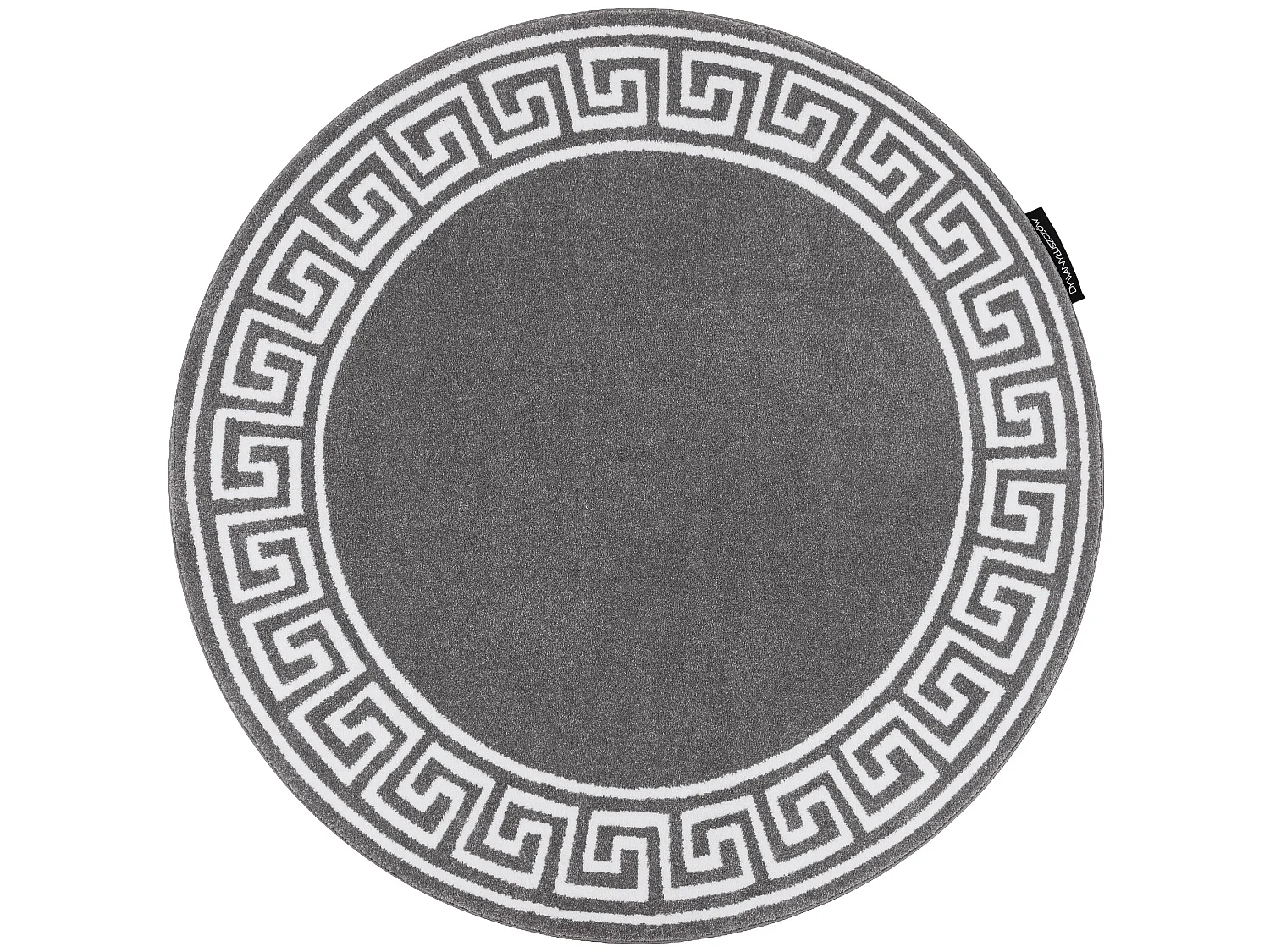 Teppich HAMPTON Grecos Kreis grau cercle 160 cm