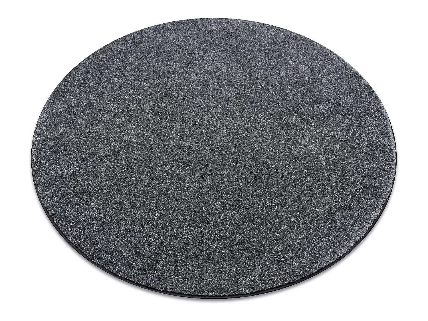 TAPIJT ROND SAN MIGUEL grijskleuring 97 , glad , uniform, enkele kleur cercle 100 cm