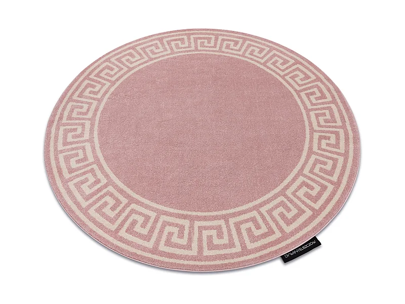 Teppich HAMPTON Grecos Kreis rosa cercle 160 cm