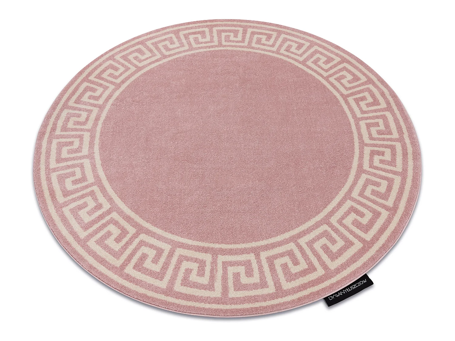 Tapis HAMPTON Grecos cercle rouge cercle 160 cm